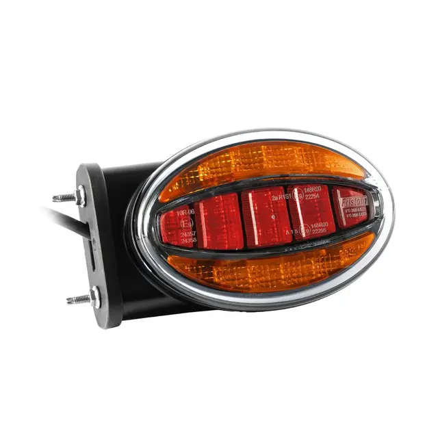 Universell LED baklykt, begge side 12-36V DC 3-funksjoner 