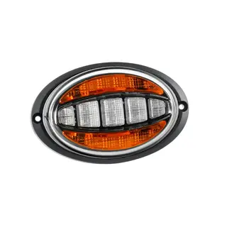 Frontlykt  LED, begge side 12-36V DC 2-funksjoner