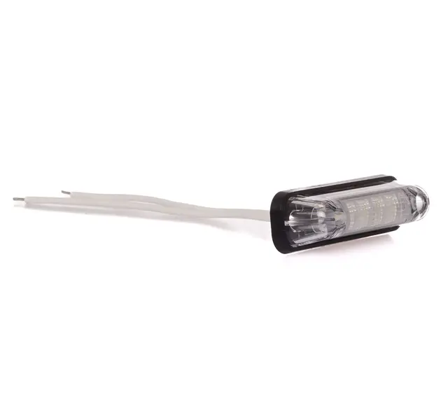 Fristom markeringslys Hvit Sotet LED Med gummipakning 12-36 V 