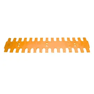 Rett og tannet Veistål 200*12*915 Tannprofil | Vendbart | 3 fot