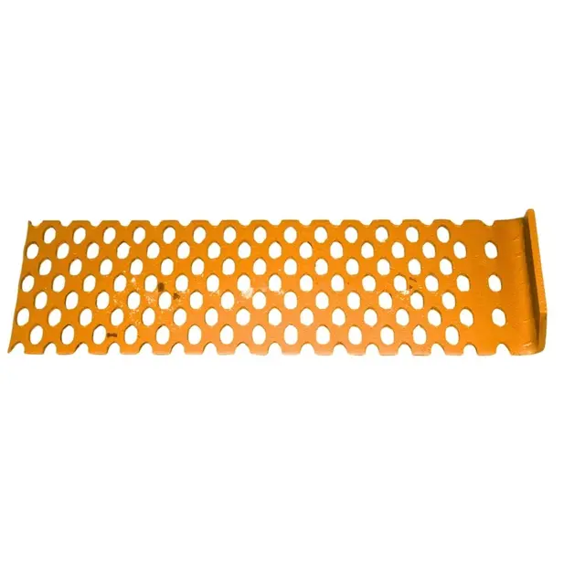 Perforert stål 240*11*850 fra Qrafton Perforert stål med buet ende 