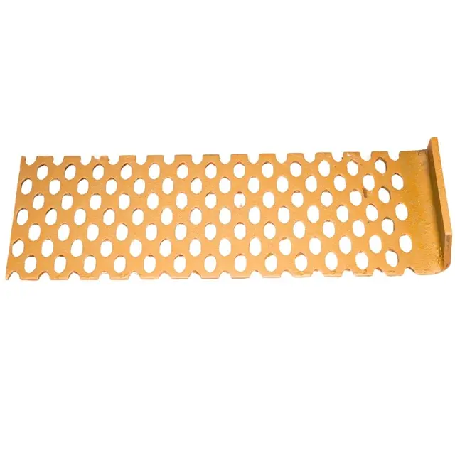 Perforert stål 240*11*740 fra Qrafton Perforert stål med buet ende 