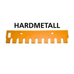 Qrafton tannstål 610 | 2 fot Slitestål m tannprofil Hardmetall