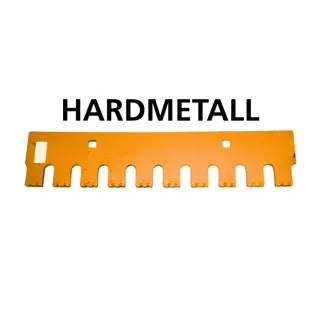 Qrafton tannstål 610 | 2 fot Slitestål m tannprofil Hardmetall