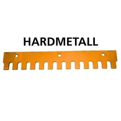 Qrafton tannstål 792 | Spesialmål Slitestål m tannprofil Hardmetall