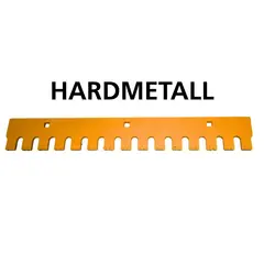 Qrafton tannstål 915 | 3 fot Slitestål m tannprofil Hardmetall