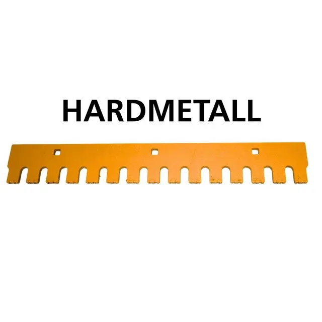 Qrafton tannstål 915 | 3 fot Slitestål m tannprofil Hardmetall 