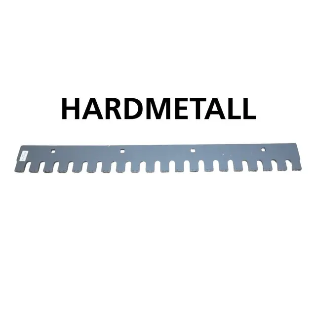 Qrafton tannstål 1220 | 4 fot Slitestål m tannprofil Hardmetall 