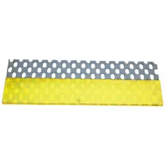 Perforert stål med støpt slapsegummi Mål mm B: 240 T: 9/21 L 792