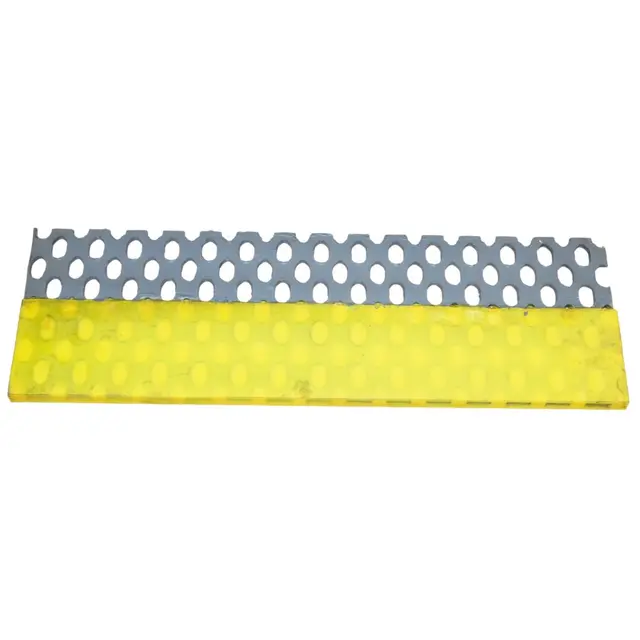 Perforert stål med støpt slapsegummi Mål mm B: 240 T: 9/21 L 792 