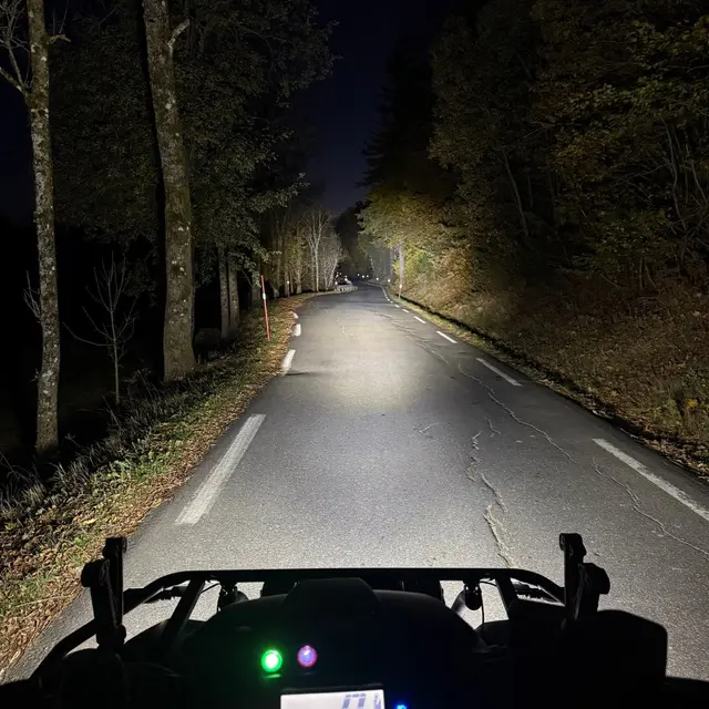 Luxu Halo Trio 110 med posisjonslysring Tre farget pos. Lys E merket og godkjent 