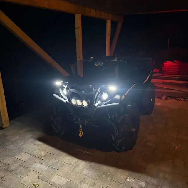 Luxu Halo Trio 110 med posisjonslysring Tre farget pos. Lys E merket og godkjent 