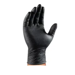 Derax Nitrilhansker-M Diamond Grip 100pk