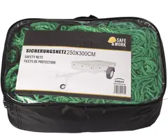 Lastsikringsnett 2,5x3,0m med strikk 45mm masker av 3mm tråd