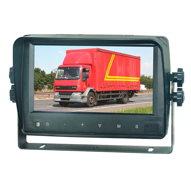 7" HD skjerm med touch knapper fra 24C til lastebil og maskiner