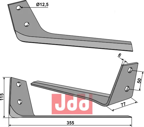 Kniv foe roeoptager, - JDD Utstyr