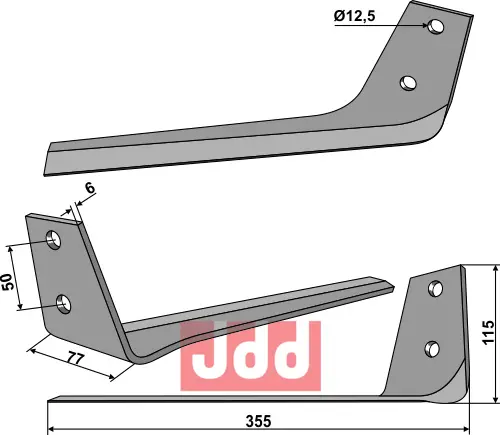 Kniv for roeoptager - JDD Utstyr