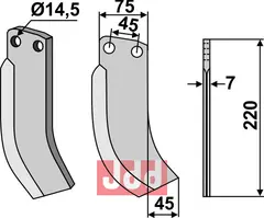 Fres kniv Gehring