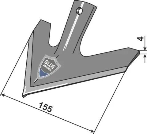 Eco sweep for quick change Arbeidsbredde 155mm, 4mm tykkelse