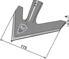 Eco sweep for quick change Arbeidsbredde 175mm, tykkelse 4mm