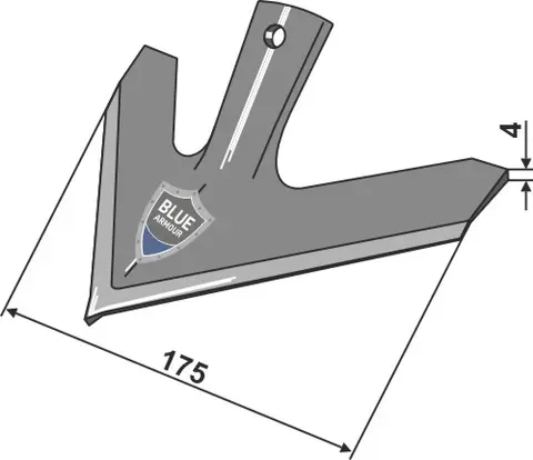 Eco sweep for quick change Arbeidsbredde 175mm, tykkelse 4mm