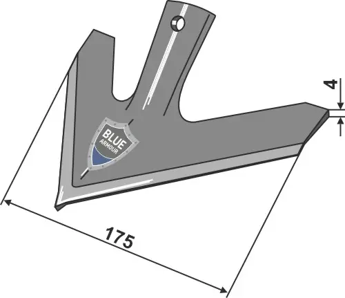 Eco sweep for quick change Arbeidsbredde 175mm, tykkelse 4mm 