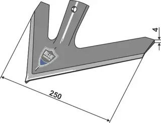 Eco sweep for quick change Arbeidsbredde 250mm, tykkelse 4mm