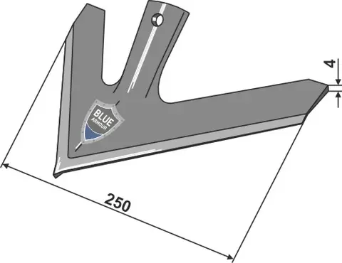 Eco sweep for quick change Arbeidsbredde 250mm, tykkelse 4mm