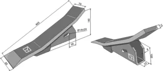 Plogskjær til Alpego 85 mm - Alpego, KDR - KER - GER