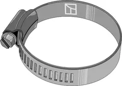 Pipe clamp 9mm til Bomech 9mm klips for Bomech-modeller