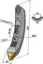 Narrow share - Hard metal Lengde 300mm, Arbeidsbredde 60mm