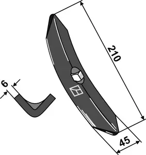 Skjær 210 mm