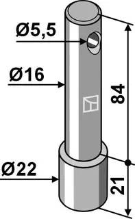 Pin for BOURGAULT harver Passer til ukjent modell