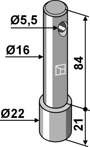 Pin for BOURGAULT harver Passer til ukjent modell 