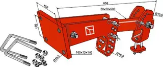 Following harrow tine Passer til ukjent modell