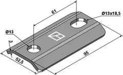 Holder til ukjent merke Passer til ukjent modell