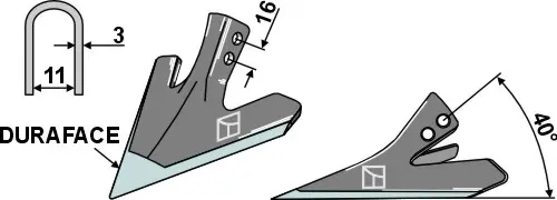 Furerenser til Einböck Bredde 120 mm, Tykkelse 3 mm 
