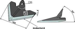 Jointer 160mm - DURAFACE 160mm bredde, ukjent merke