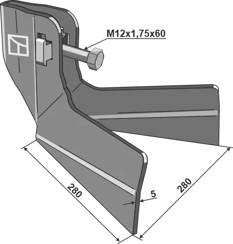Grunne dobbelradrens til Niaux Passer til ukjent modell 