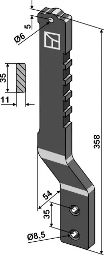 Tine - right Passer til ukjent maskin 
