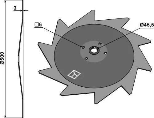 Avskjermingsskive - venstre Passer til ukjent modell 
