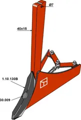 Ridger share for ukjent merke Passer til ukjente modeller