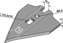 Jointer 80mm 80mm, passer til ukjent merke