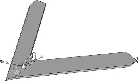 Jointer 380mm - Ukjent merke 380mm for ugressrensere