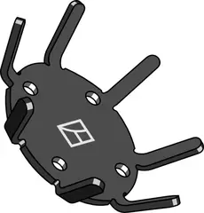 Drivhjul for fingerugger Ø310mm Ø310mm, ukjent merke