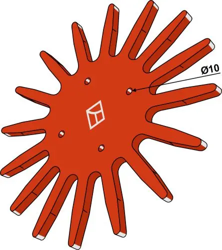 Finger weeder Ø370mm Ø370mm, ukjent merke 