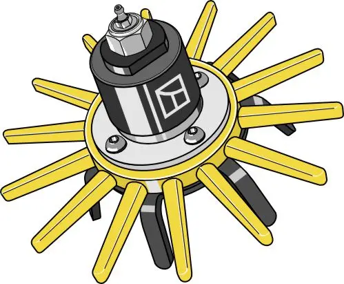 Finger radrens til ukjent merke Finger radrens Ø290mm 