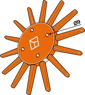 Fingerluker Ø240mm Ø240mm, ukjent merke