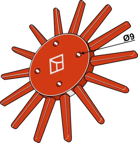 Finger weeder Ø240mm Ø240mm, ukjent merke