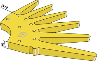 Fingerugger Ø700mm Ø700mm, ukjent merke